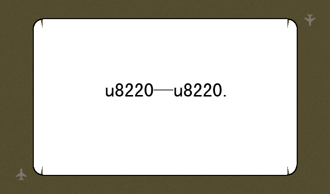 u8220—u8220.
